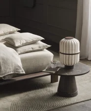 Konferenčný stolík Piro Ø60, brown marble