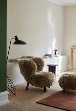 Křeslo Little Petra VB1, oak/sheepskin Honey