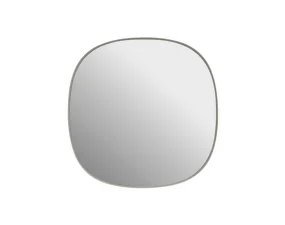 Zrkadlo Framed Mirror 40 cm, grey/clear