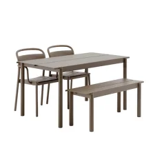 Stôl Linear Steel Table 200 cm, taupe