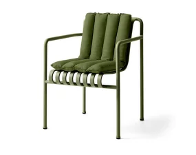 Textilný podsedák Palissade Dining Armchair Soft Quilted Cushion, olive