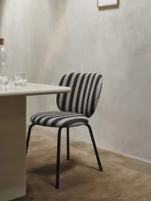 Jedálenská stolička Rico Louisiana, sand/black