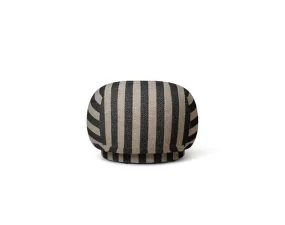 Pouf Rico Louisiana, sand/black