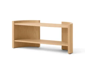 Polica Crescent Shelving Low, oak
