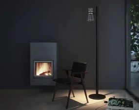 Stojacia lampa Nocturne Cone F1, silver