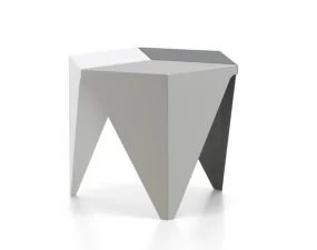 Odkladací stolík Prismatic, light grey
