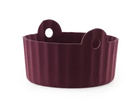 Úložný kôš Colu, burgundy