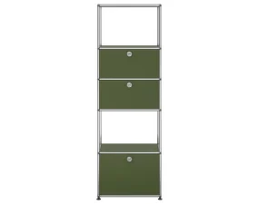 Policová zostava USM Haller M52, olive green