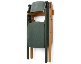 Nástenný držiak na stoličku Backflip, golden lacquered beech