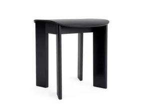 Stolička Chisel 10, black lacquered oak