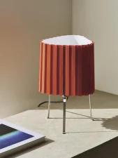 Stolná lampa Canelé 370, tomato red