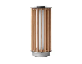 Prenosná lampa Numbra TY3, aluminium / oak