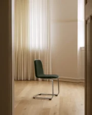 Stolička Brink Cantilever, dark olive