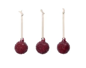 Vianočné banky Flurry S set 3ks, picante red