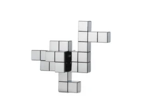 Kačica Panton Cubes, chrome