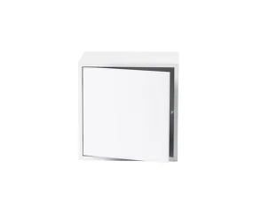 Policový diel Stacked (w. door) medium, white