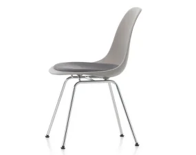 Stolička Eames DSX, polstrovaný sedák