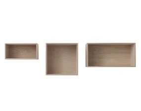 Polica Mini Stacked large, oak