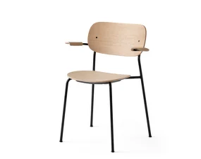 Stolička Co Chair s podpierkami rúk, natural oak