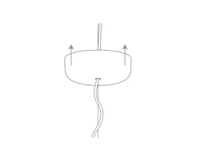 Stropná krytka Ceiling Cap, white