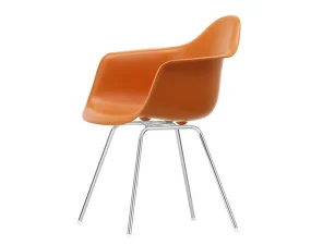 Stolička Eames DAX, rusty orange