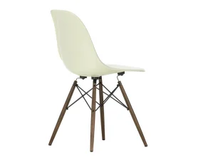 Stolička Eames Fiberglass DSW, parchment/dark maple