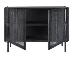 Komoda Cord, black stained oak