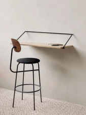 Čalúnená barová stolička Afteroom Plus Bar Chair, maple 222/black steel
