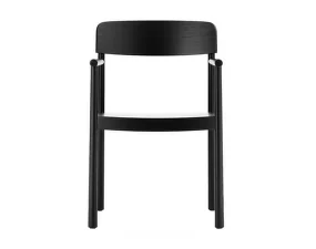 Stolička s podrúčkami Timb, black