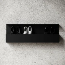 Nástenný botník Shoe Box 100cm, black