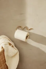 Držiak na toaletný papier Curvature, brass