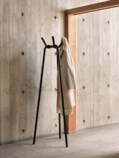 Vešiak Knit, black