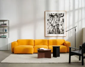 Stolík Slit Wood high, black