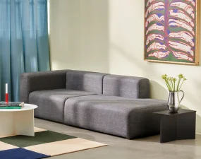 Stolík Slit Wood oblong, black