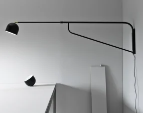 Nástenná lampa Bellman, jet black