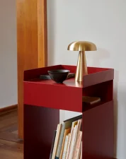 Pojazdný stolík Rotate SC73, merlot