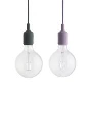 Závesná LED lampa E27, dark green