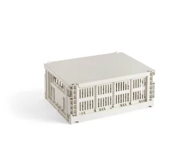 Kovové veko Colour Crate M, off-white
