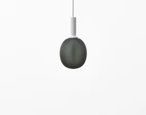 Závesné svietidlo Ivy Single S PC1215, smoke grey / white