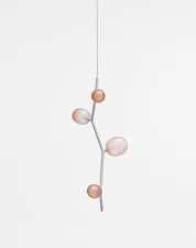 Závesné svietidlo Ivy Vertical 4 PC1060, light pink / white