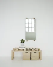 Zrkadlo Cutter, oak