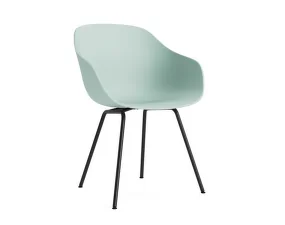 Stolička AAC 226 Black Powder Coated Steel, dusty mint