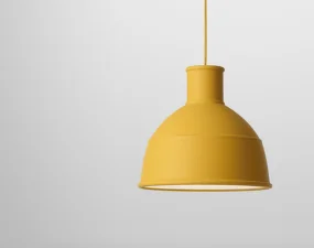 Závěsná lampa Unfold, mustard