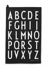 Kuchynská utierka Design Letters, sada 2 ks, black