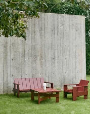 Stolík Crate W75.5, iron red