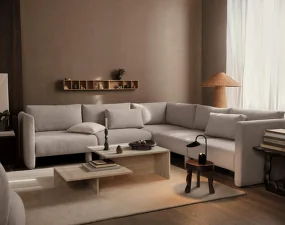 Modulárna pohovka Dase Corner Modul, Soft Bouclé natural