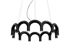 Závesné svietidlo Arch Circle 98, black