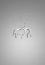 Závesné svietidlo Arch Circle 76, white