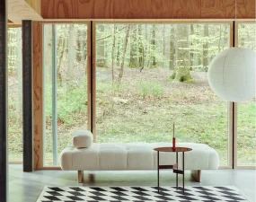 Leňoška Quilton Lift Daybed, water based lacquered oak/Flamiber A5