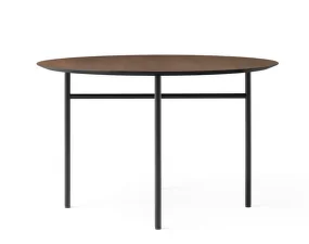 Stôl Snaregade Round Ø120, dark stained oak